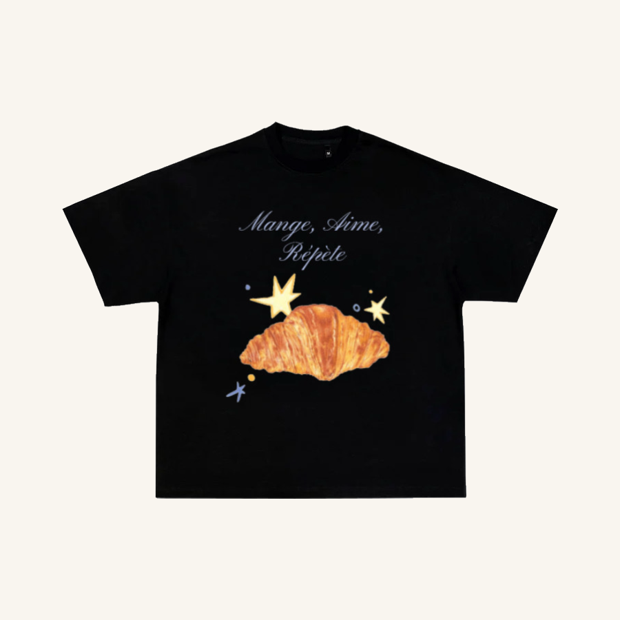 Croissant Club Oversized Tee
