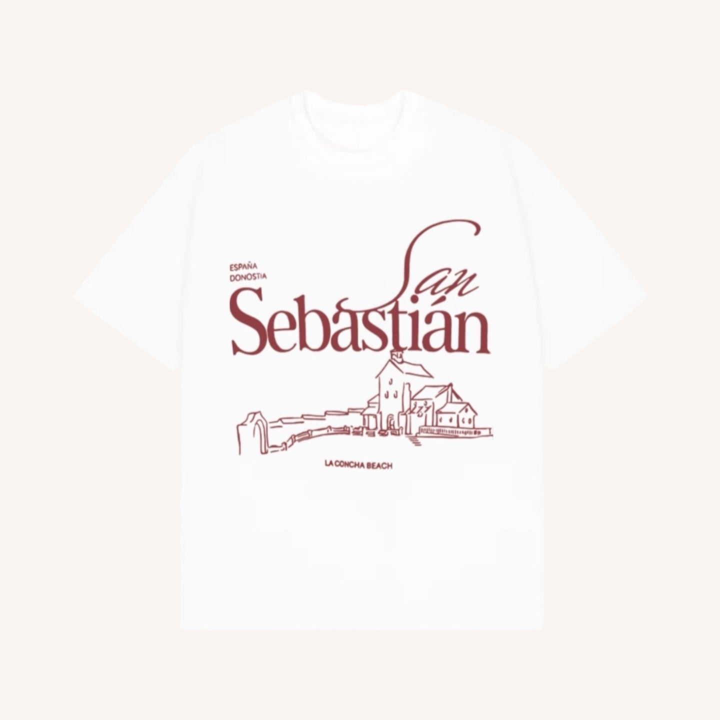 Basque Coastline Oversized Tee