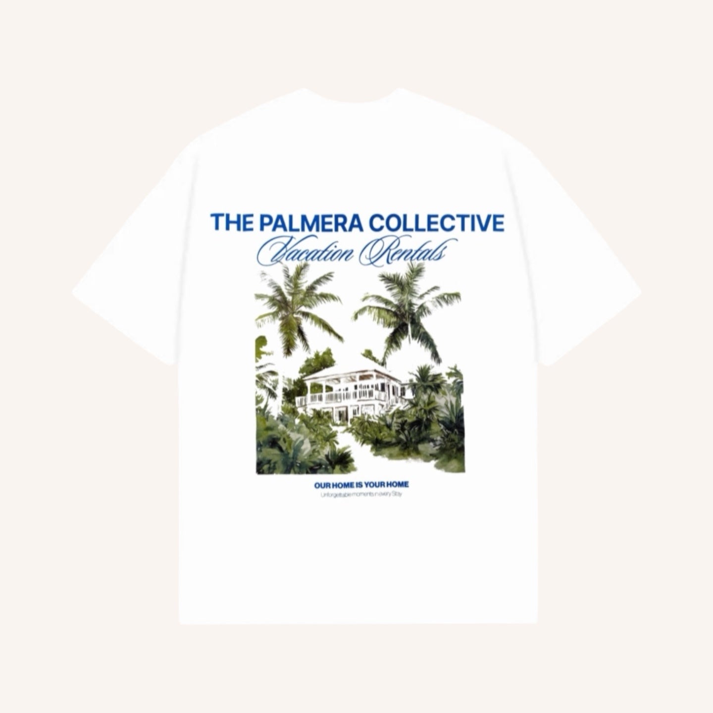 Blue Skies & Palm Trees Oversized Tee